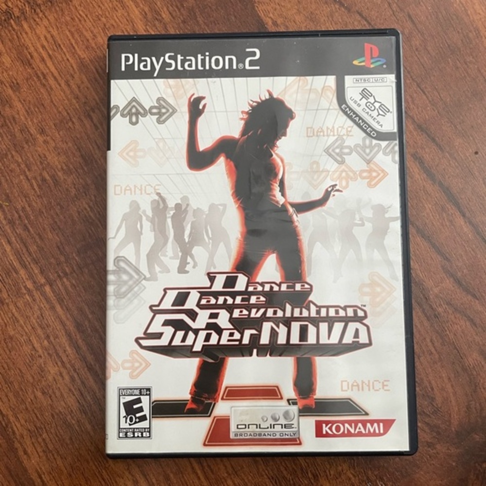 Playstation 2 PS2 Dance Dance Revolution Retro Video Game